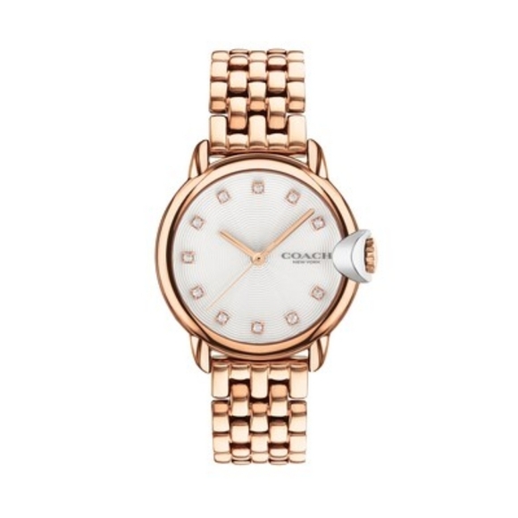 Ladies' Coach Arden Crystal Accent Two-Tone Watch with White Dial (Model: 145038 - Picture 1 of 6